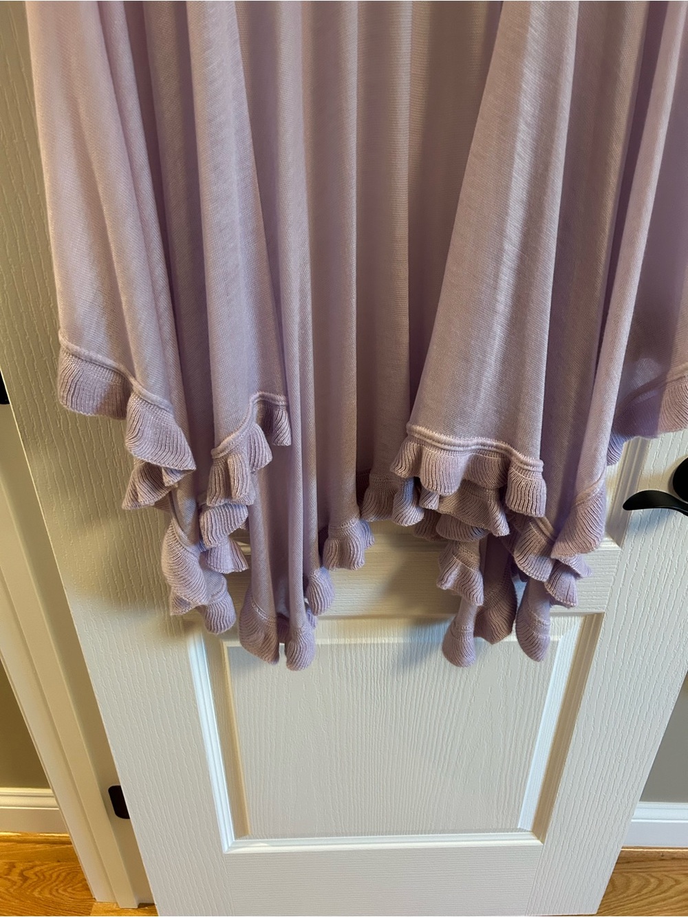 Kaari Blue Lavender Open-Front Cardigan - Picture 5 of 7